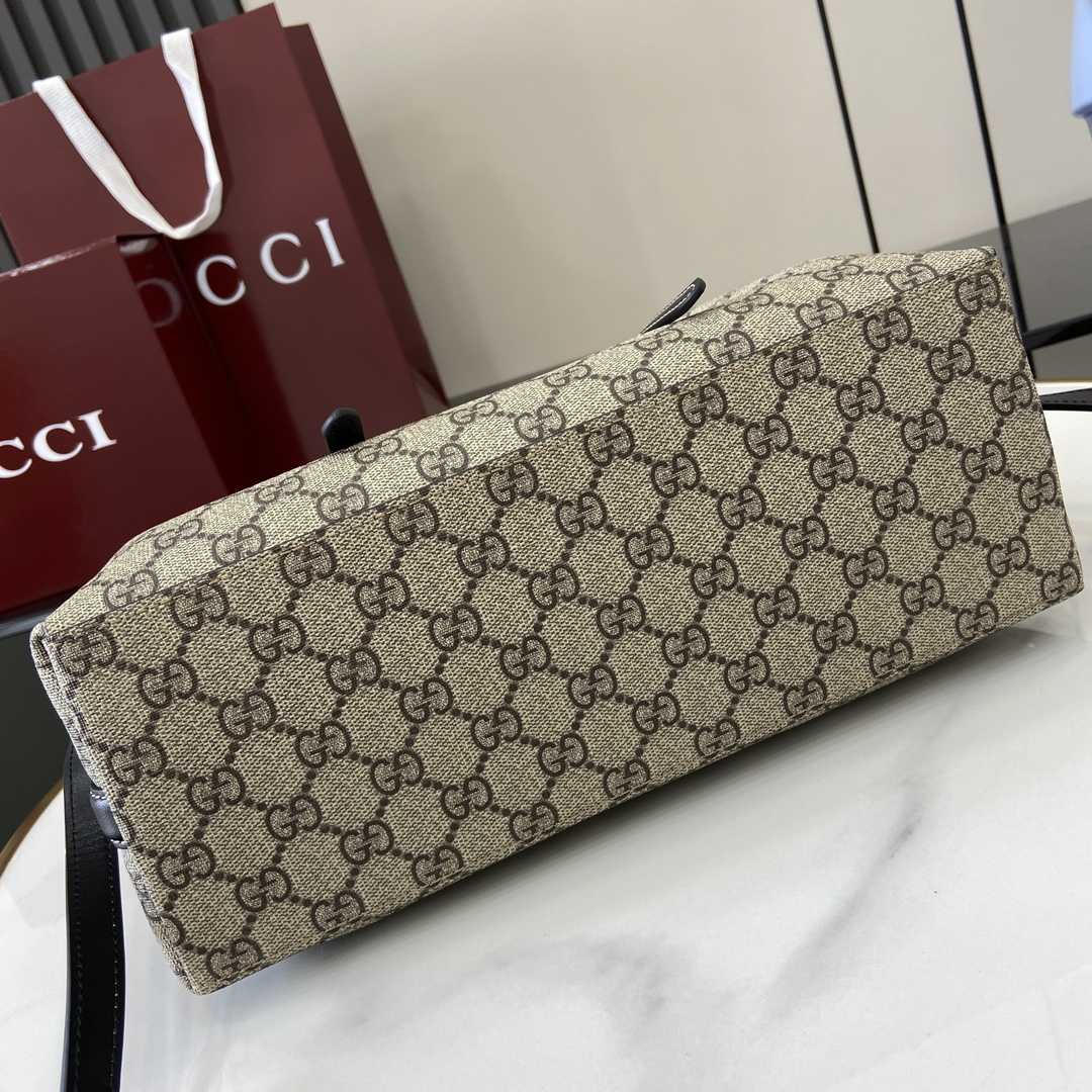 Gucci GG Emblem Small Tote Bag - FashionPlug