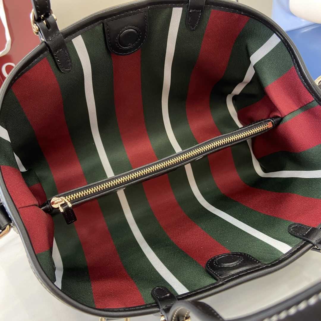 Gucci GG Emblem Small Tote Bag - FashionPlug