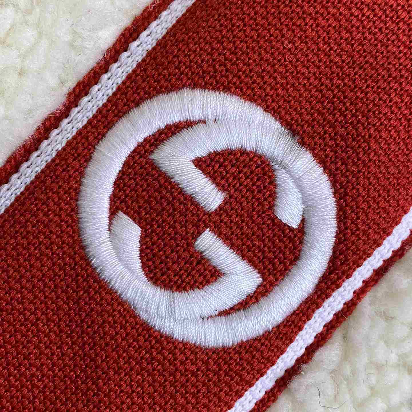 Gucci GG Wool Fleece Jacquard Zip Jacket - FashionPlug