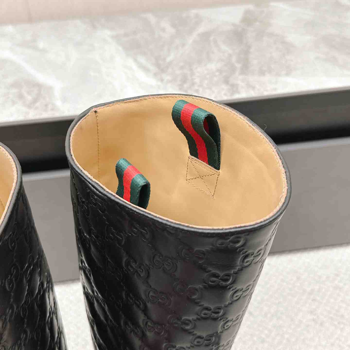 Gucci Women's Slim Horsebit Boot - FashionPlug