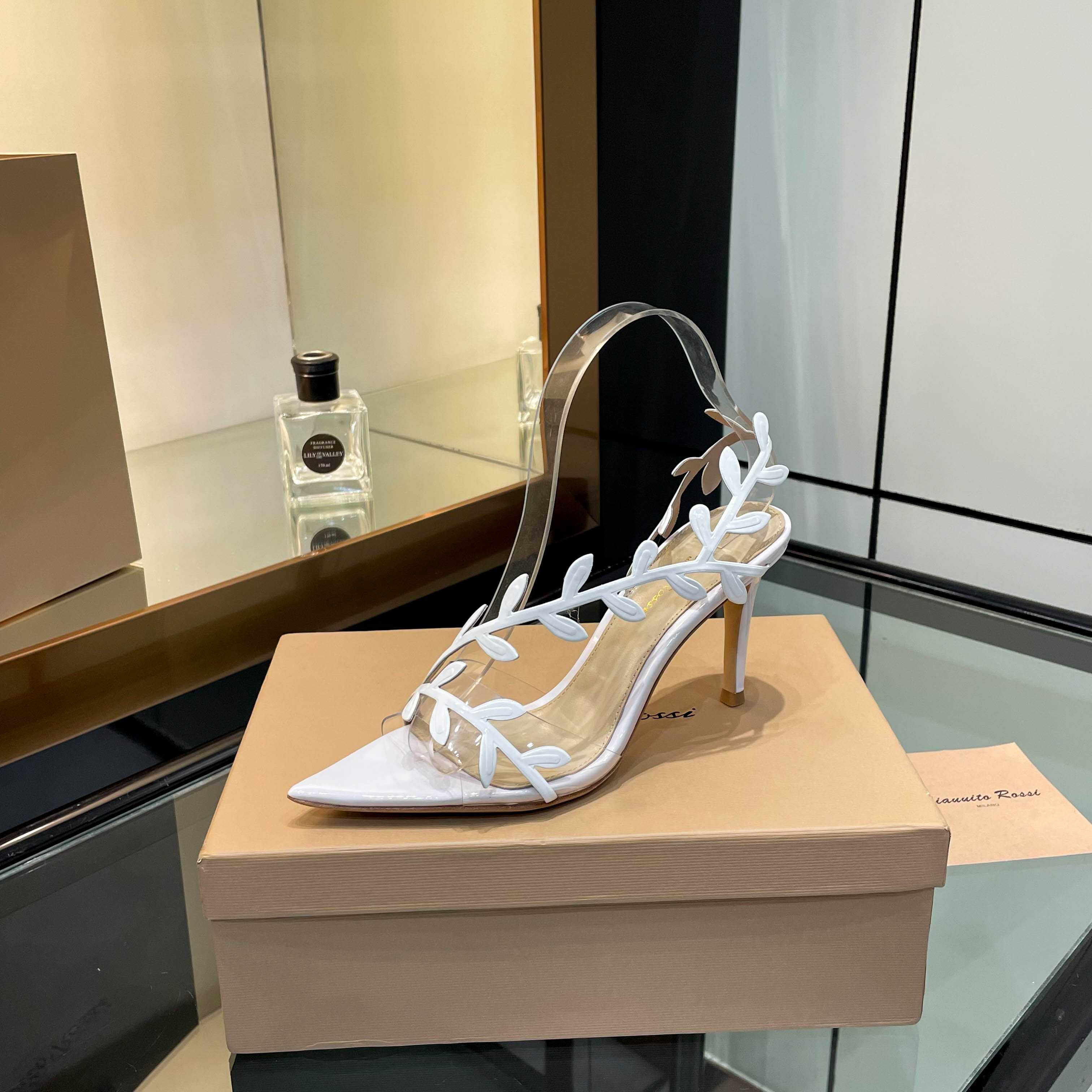 Gianvito Rossi 105mm Flavia Sandals - FashionPlug