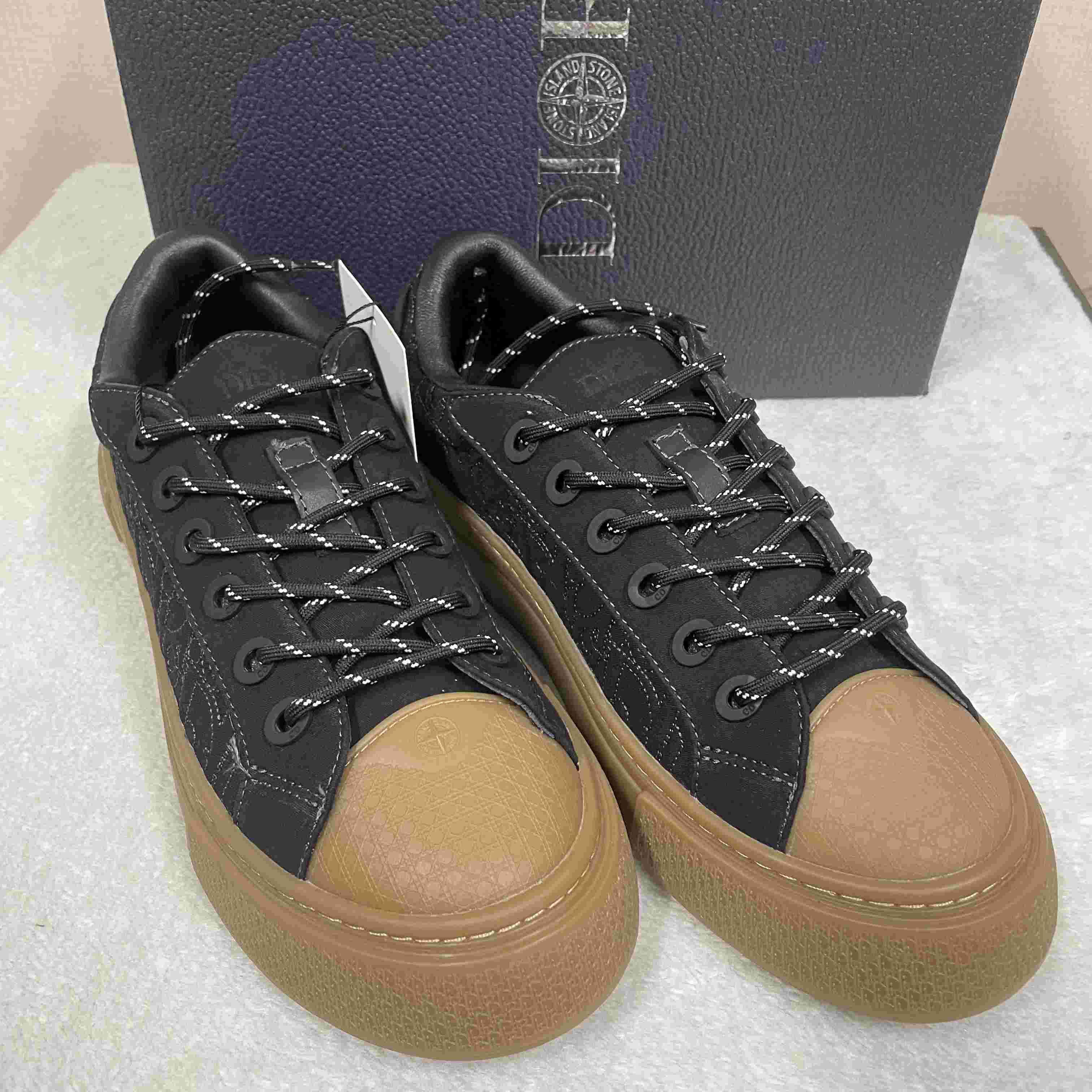 Dior And STONE ISLAND B33 Sneaker   - FashionPlug