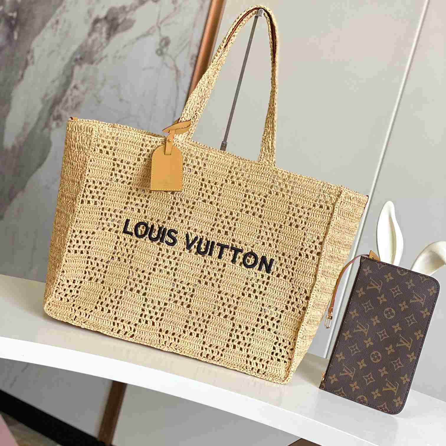 Louis Vuitton Summer Shopper Tote MM   M25008 - FashionPlug