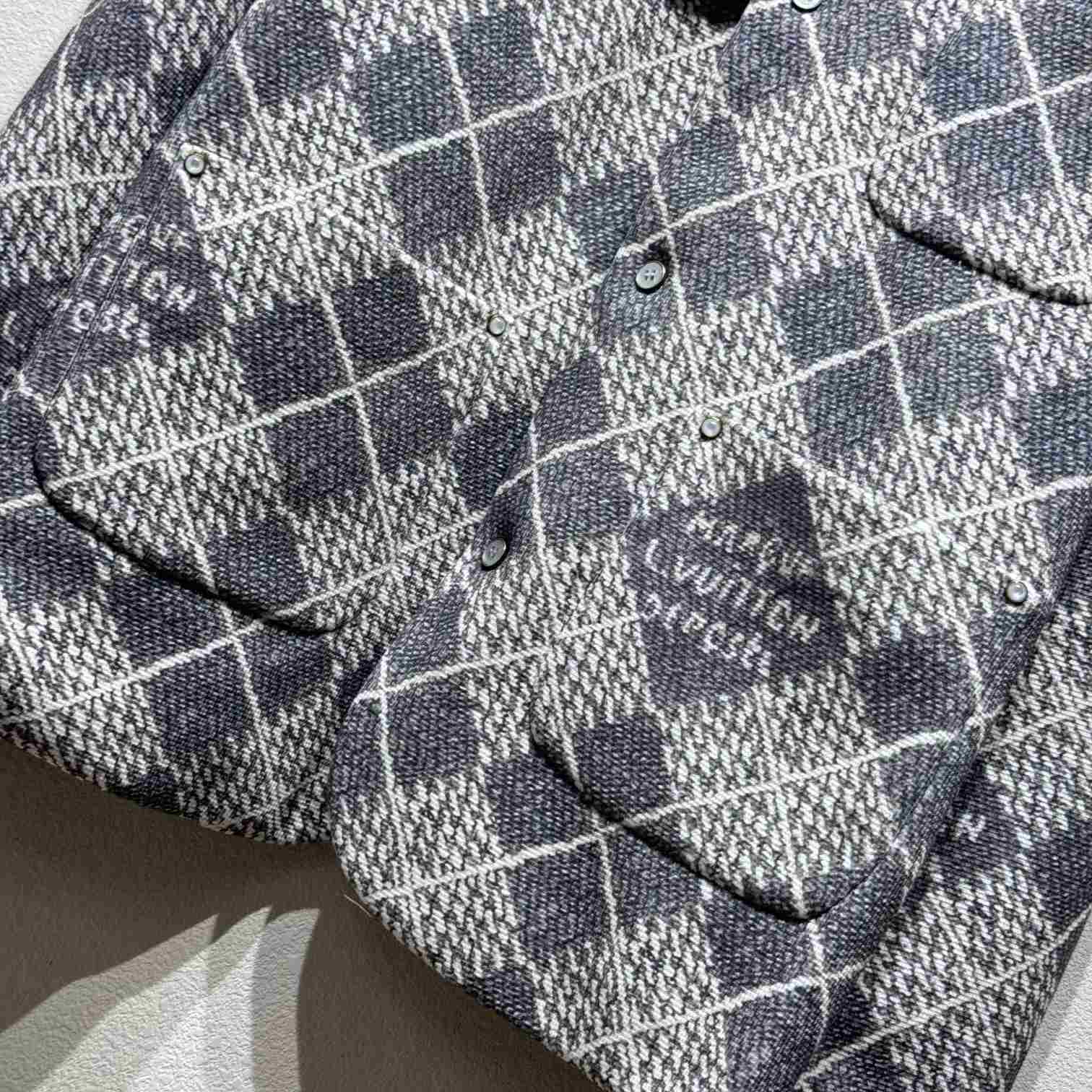 Louis Vuitton Chic Collarless Wool Jacket   1AGIZY - FashionPlug