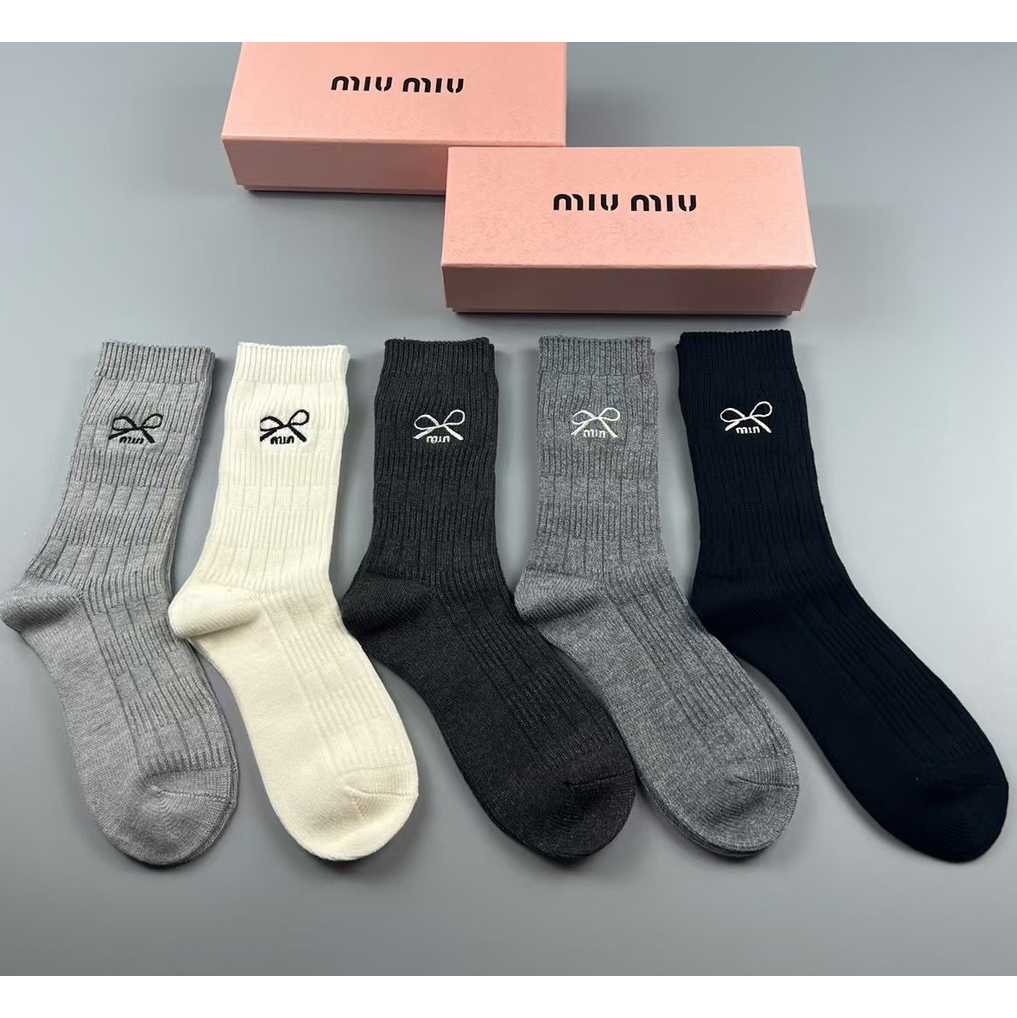 Miu Miu Socks /Box - FashionPlug