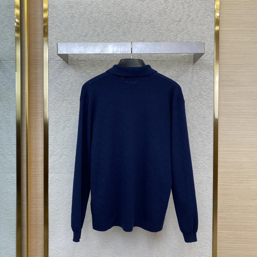 Louis Vuitton Monogram Pointelle Cotton Overshirt - FashionPlug