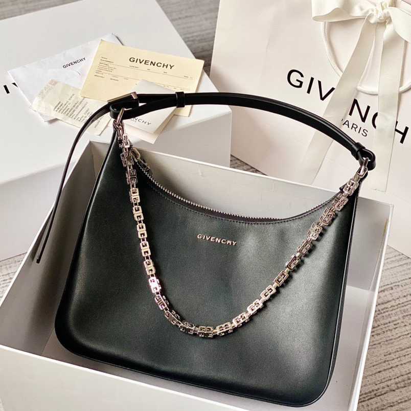Givenchy Small Moon Cut Out bag In Leather With Chain - FashionPlug