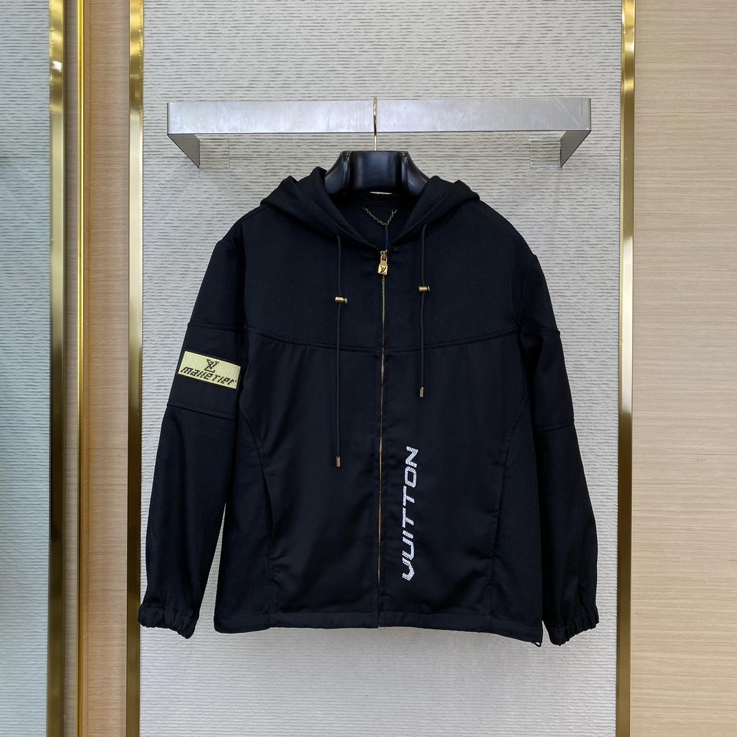 Louis Vuitton Technical Hooded Cotton Blouson   1AFRGI - FashionPlug