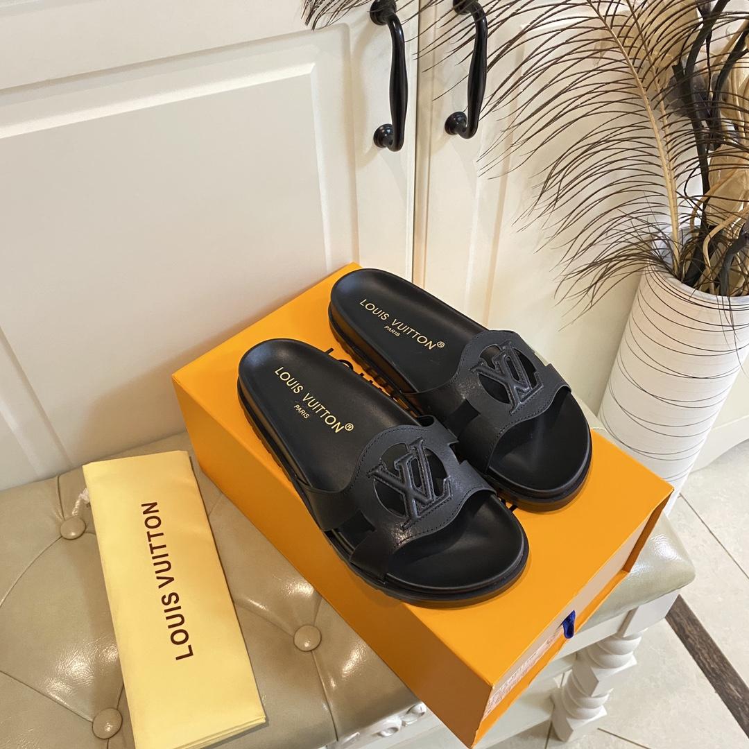 Louis Vuitton LV Isola Flat Comfort Mule   1ACPCI - FashionPlug