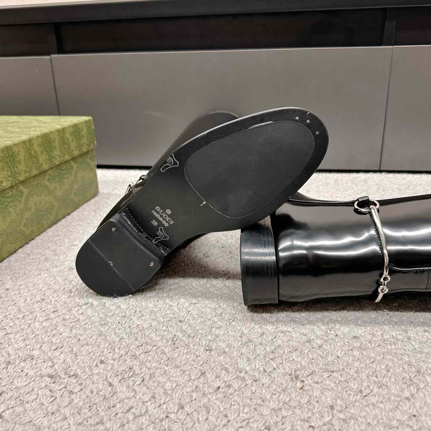 Gucci Women's Slim Horsebit Boot - FashionPlug