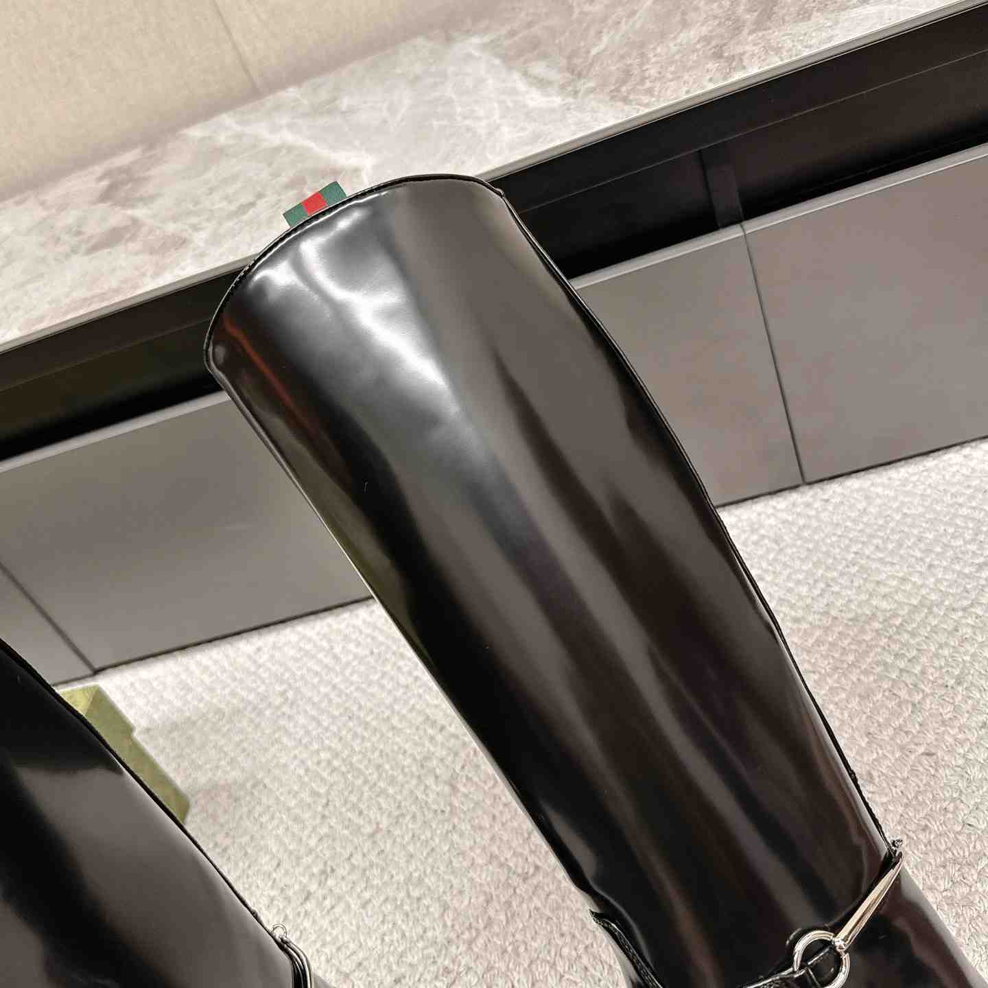 Gucci Women's Slim Horsebit Boot - FashionPlug