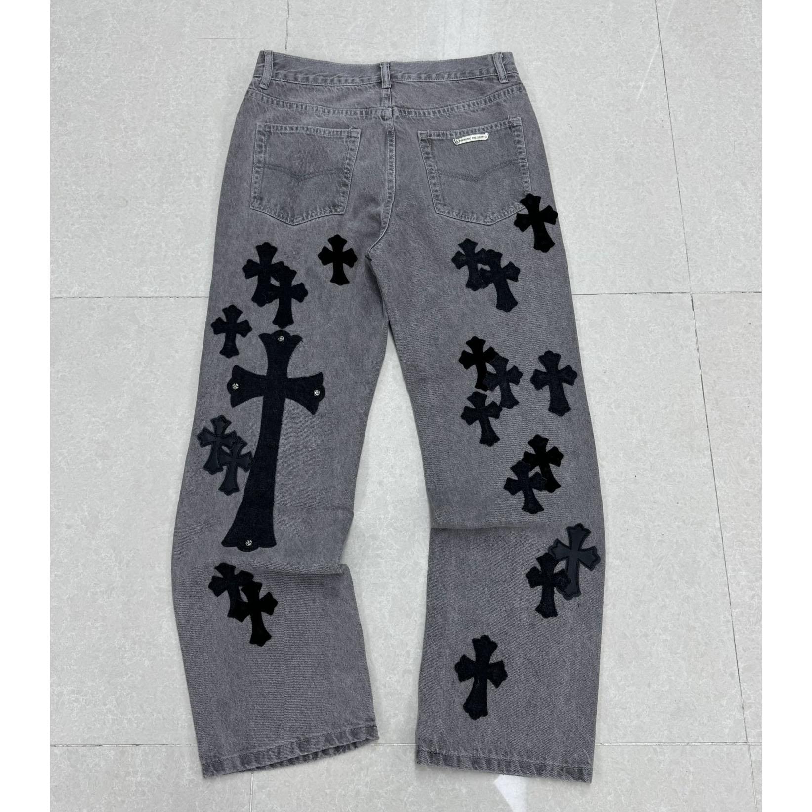 Chrome Heart X SexRecords Jeans - FashionPlug