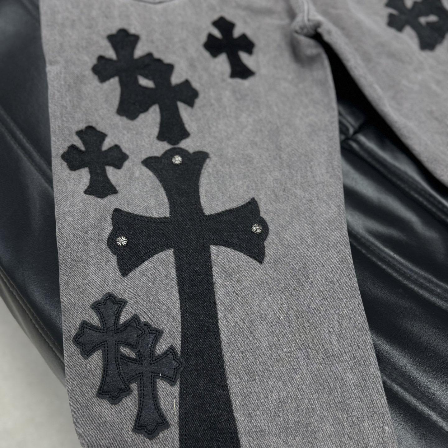 Chrome Heart X SexRecords Jeans - FashionPlug