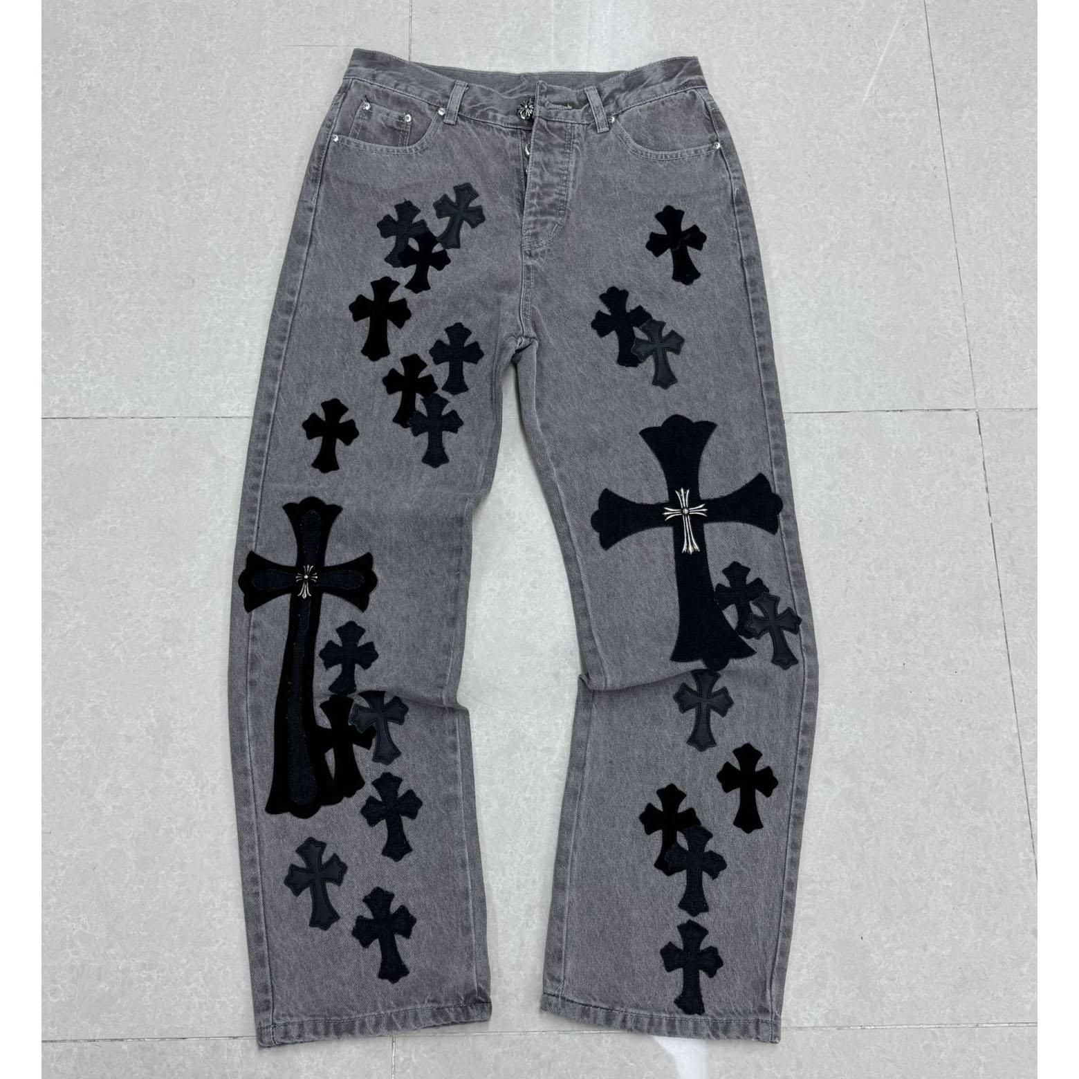 Chrome Heart X SexRecords Jeans - FashionPlug