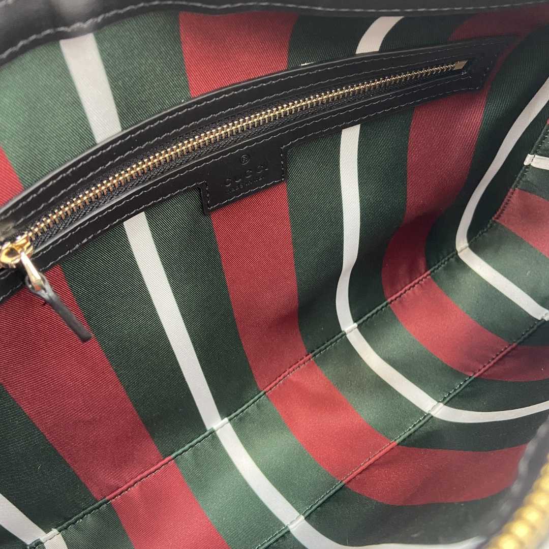 Gucci GG Emblem Medium Shoulder Bag - FashionPlug