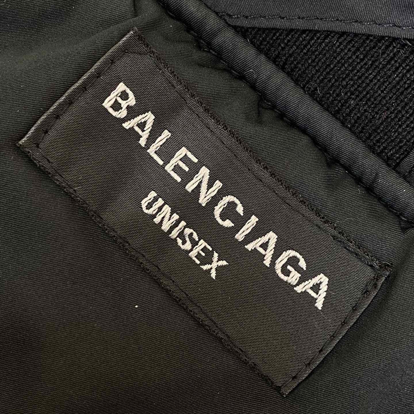 Balenciaga Lion Club Varsity Jacket In Black - FashionPlug