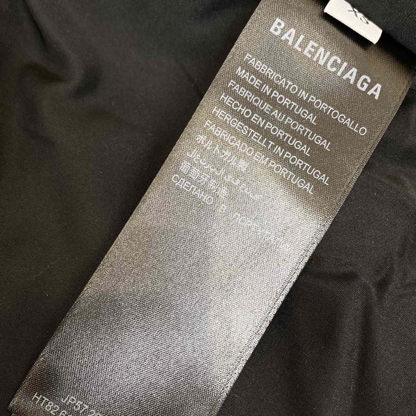 Balenciaga Lion Club Varsity Jacket In Black - FashionPlug