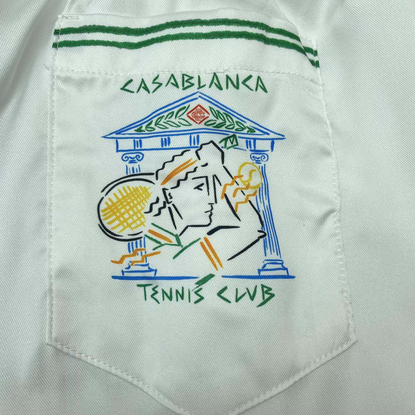 Casablanca Silk Bermuda Shorts   CA3515 - FashionPlug