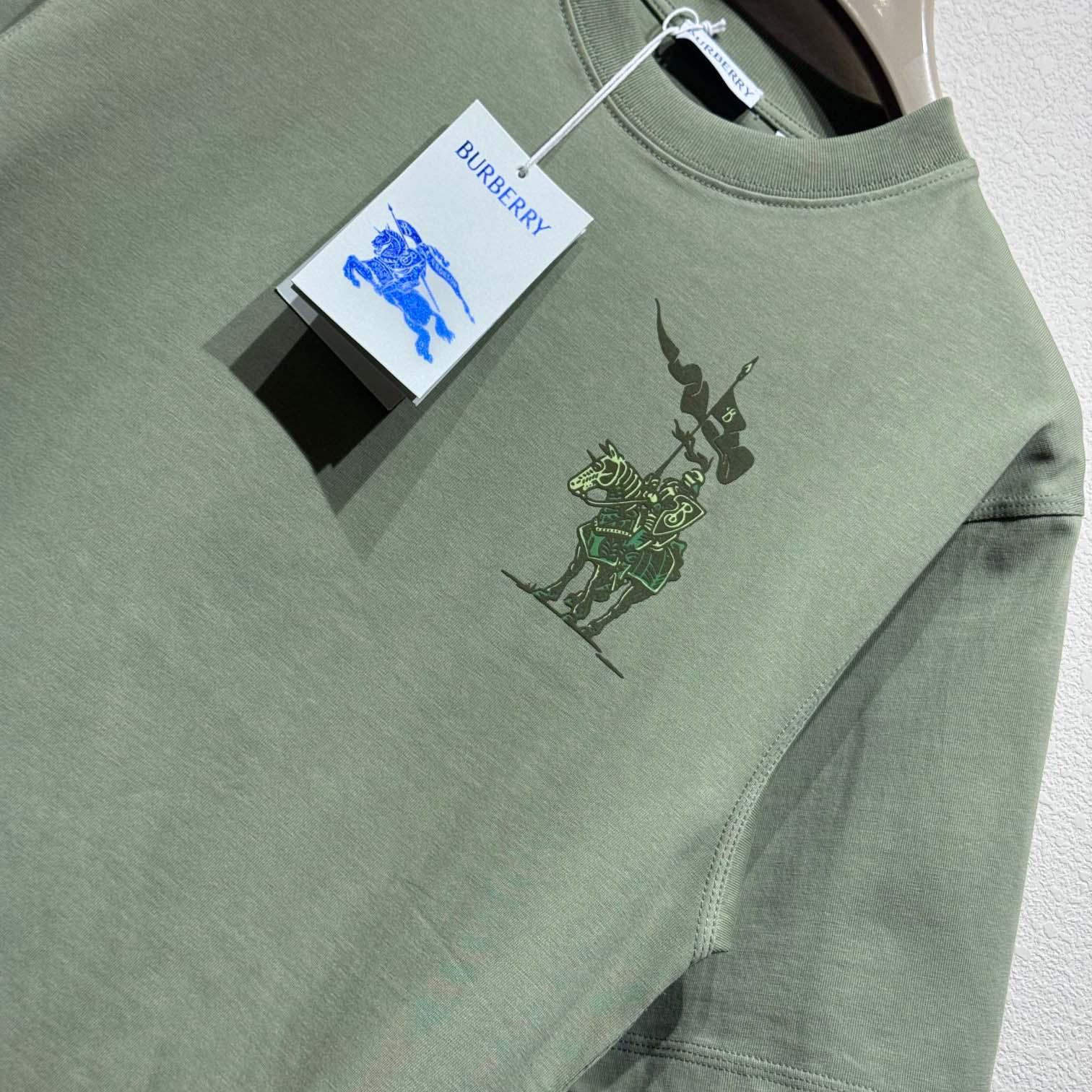 Burberry EKD Cotton T-shirt - FashionPlug
