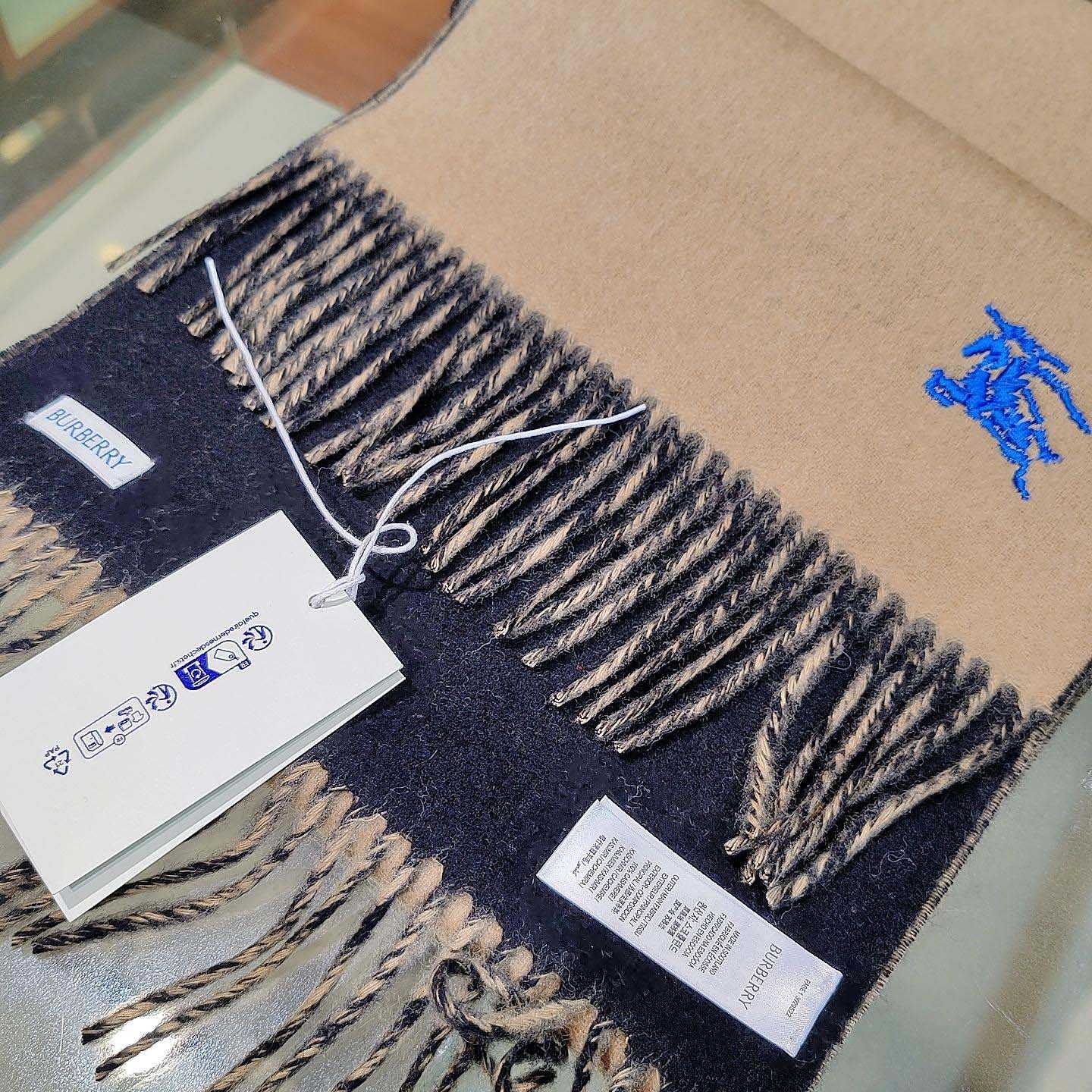 Burberry Reversible Cashmere Scarf - FashionPlug