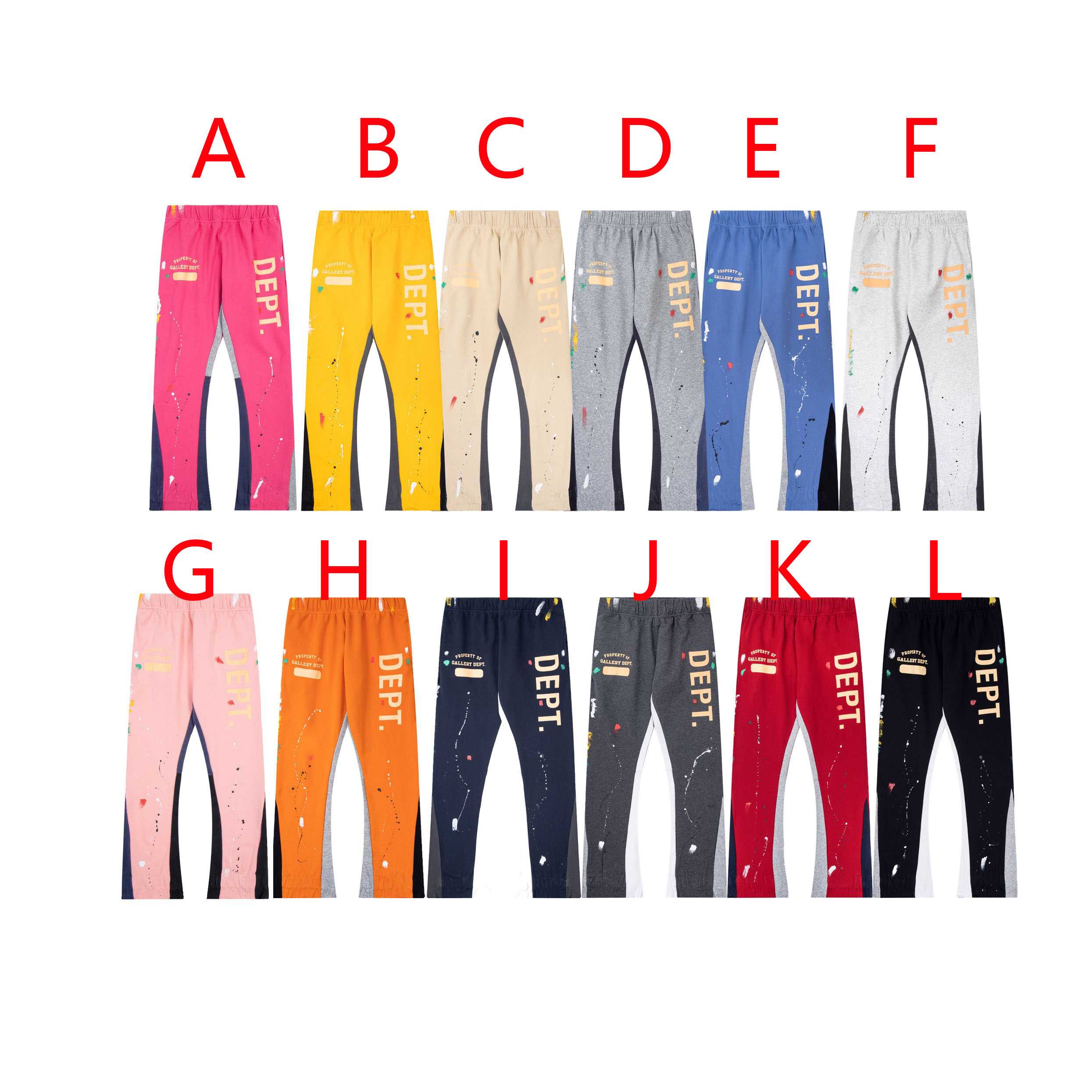 Gallery Dept Flared Sweatpants - FashionPlug