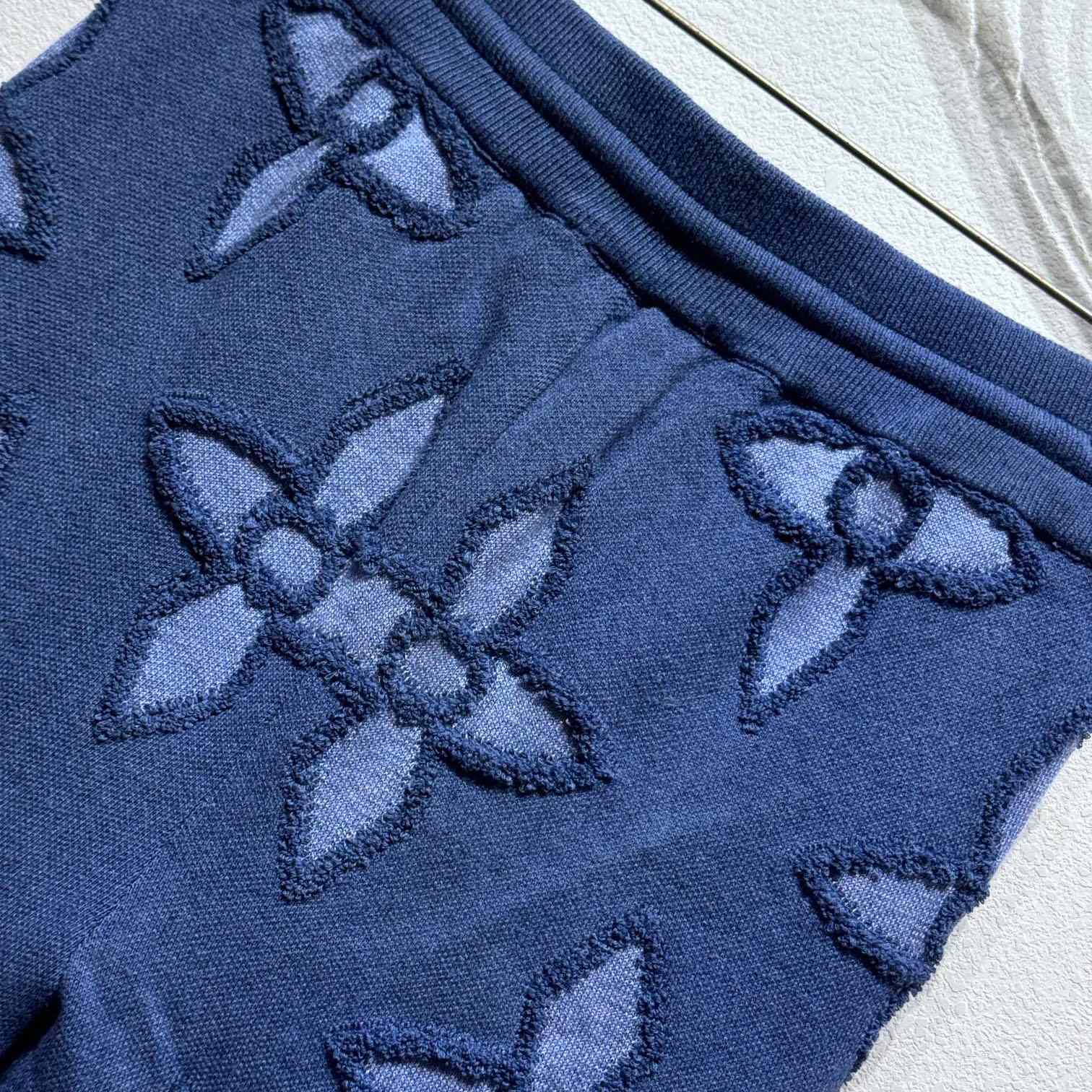 Louis Vuitton Textured Cotton Knit Shorts   1AGJSI - FashionPlug