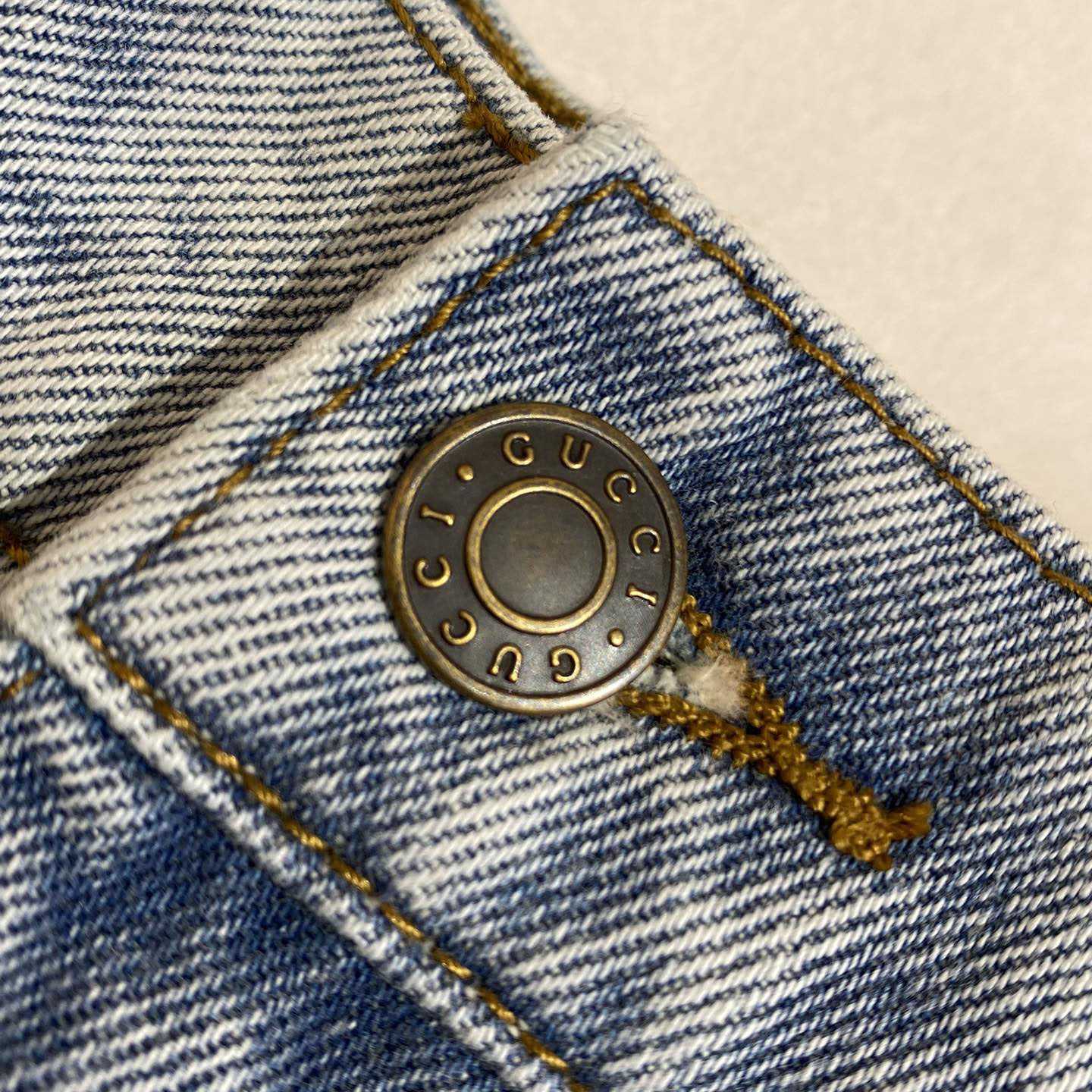 Gucci Mid-rise Straight-leg Jeans - FashionPlug