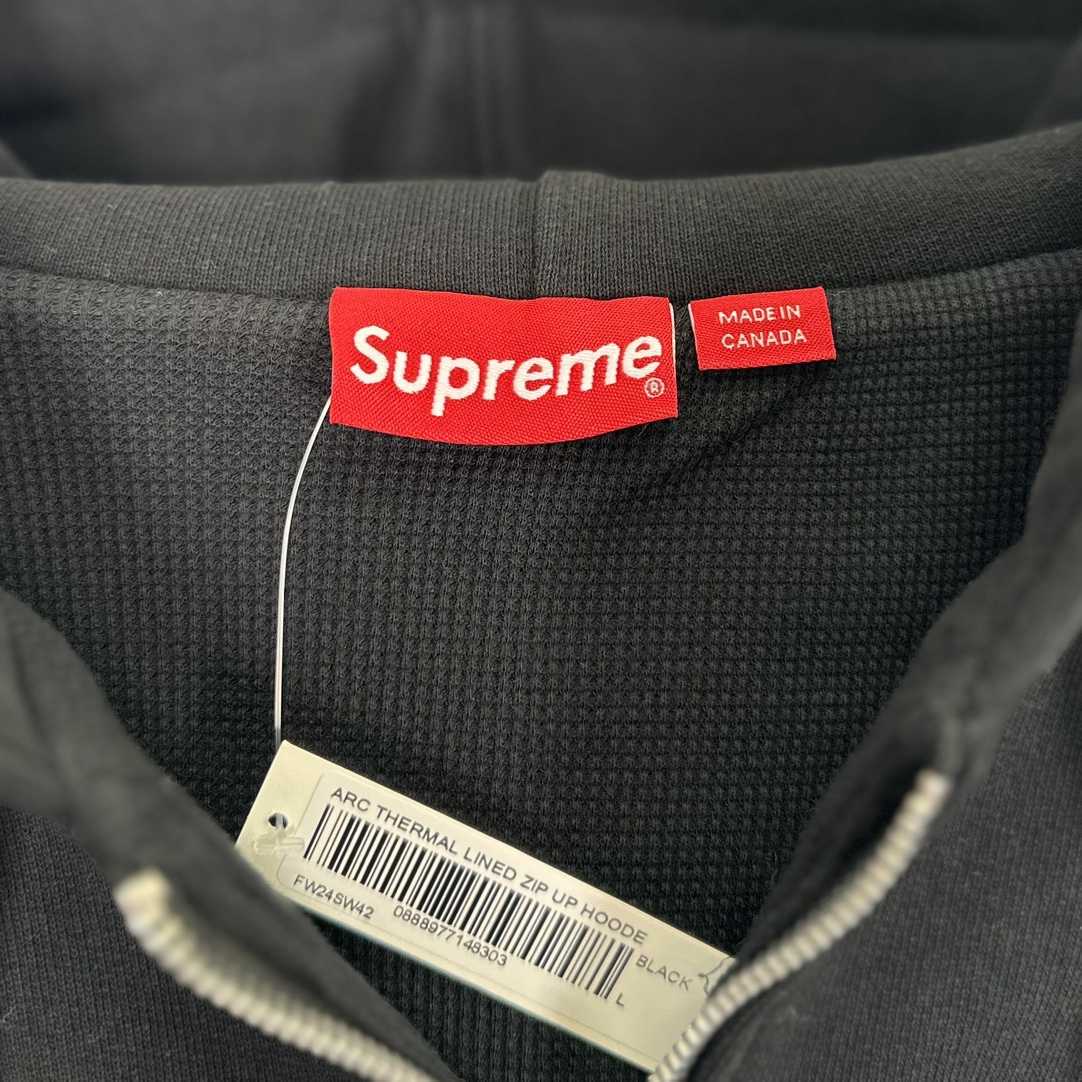 Supreme Arc Thermal Zip Up Hooded Sweatshirt - FashionPlug