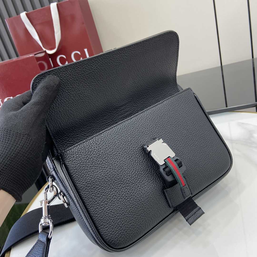 Gucci Small Crossbody Bag With Web - FashionPlug