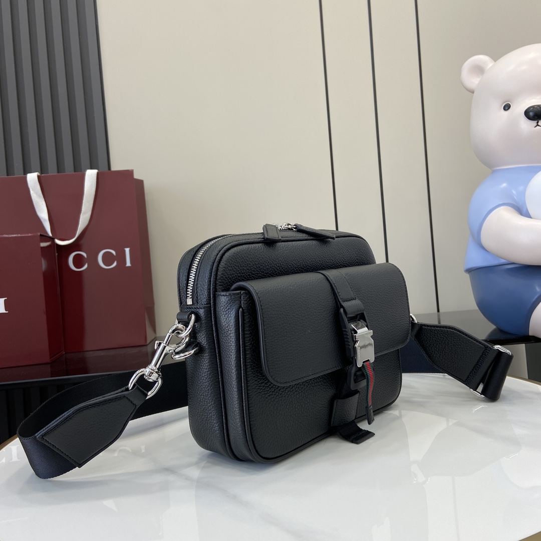 Gucci Small Crossbody Bag With Web - FashionPlug