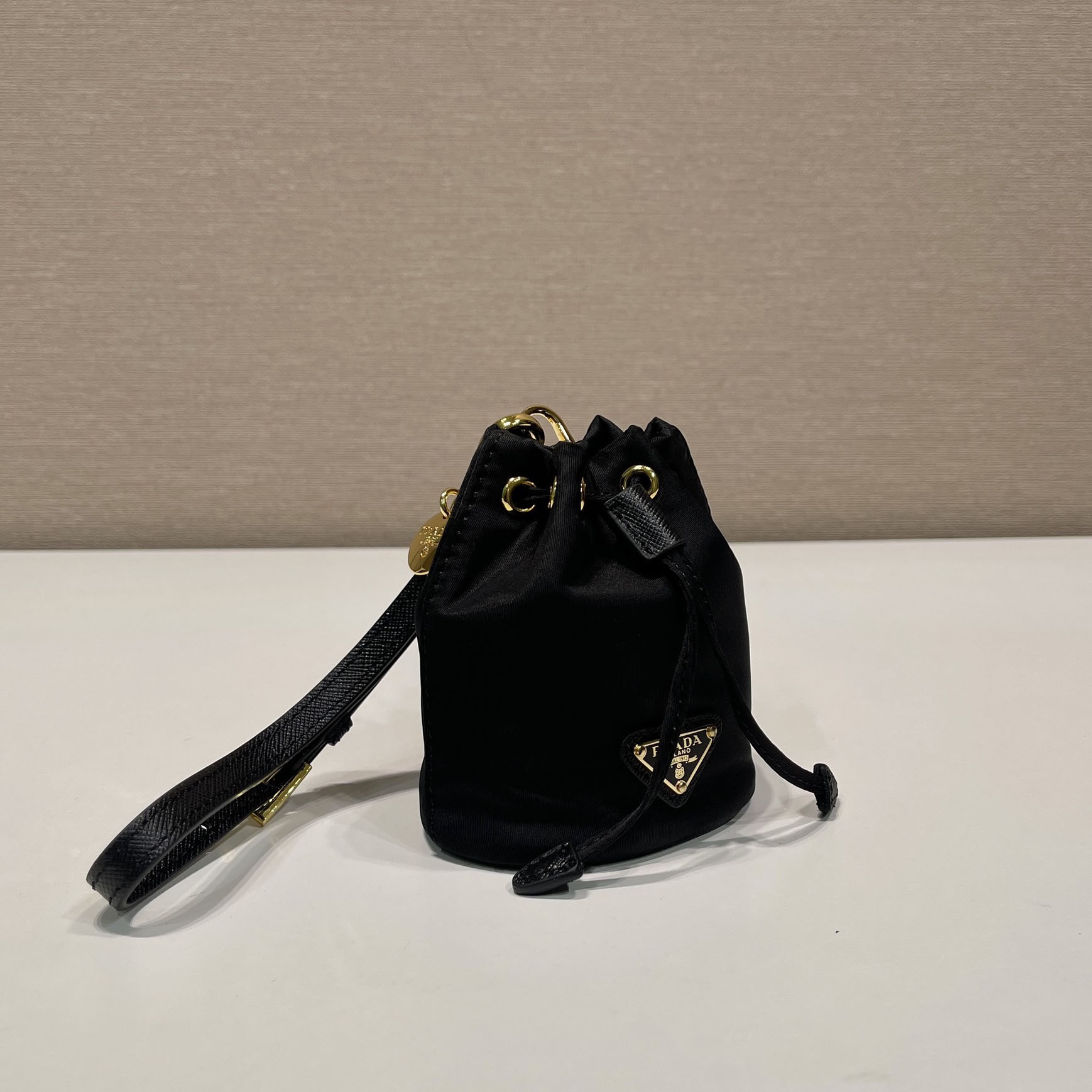 Prada Mini Icon Re-Nylon Bag Charm - FashionPlug
