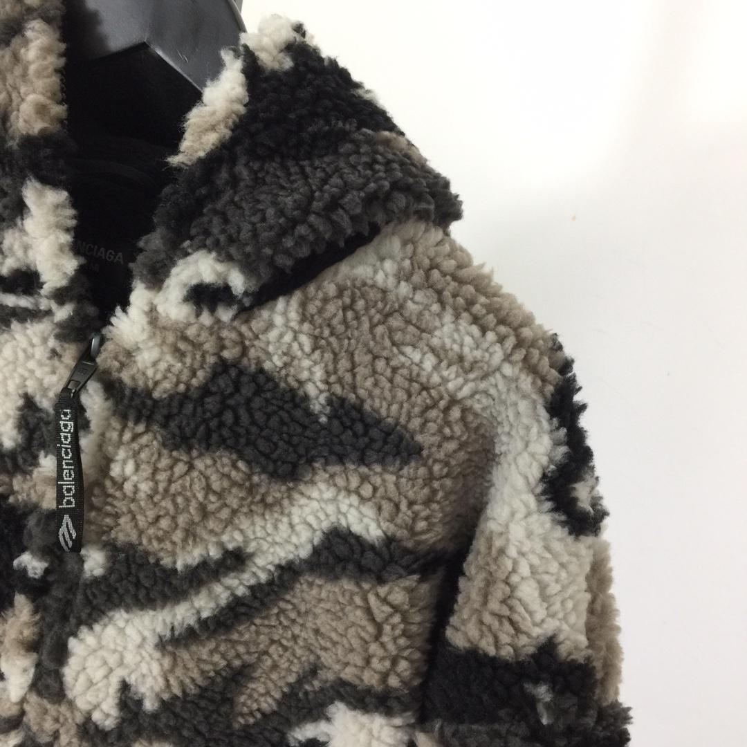Balenciaga Ski Zip-Up Hoodie In Grey - FashionPlug