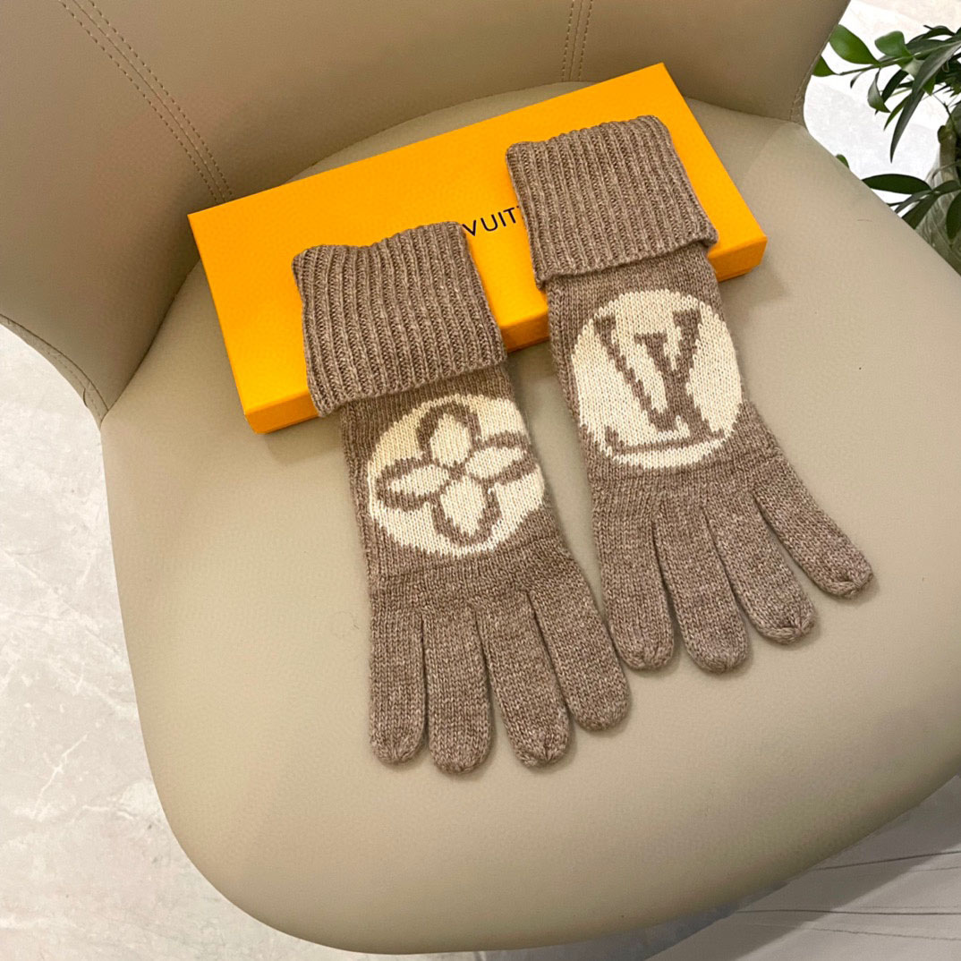 Louis Vuitton LV Medallion Gloves - FashionPlug