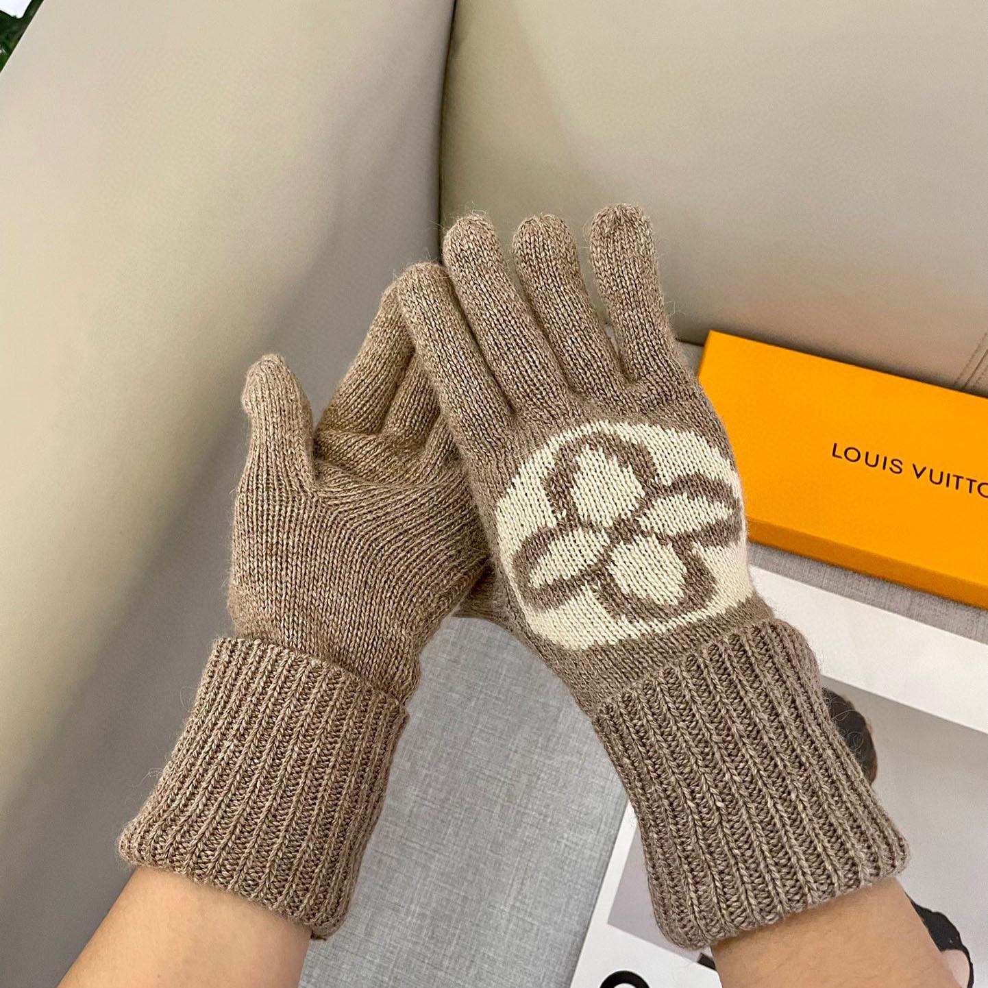 Louis Vuitton LV Medallion Gloves - FashionPlug