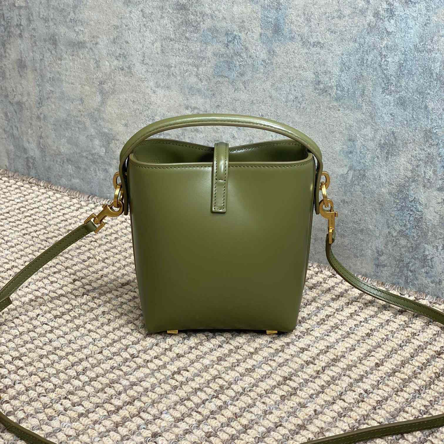 Saint Laurent Le 37 Mini In Shiny Leather - FashionPlug
