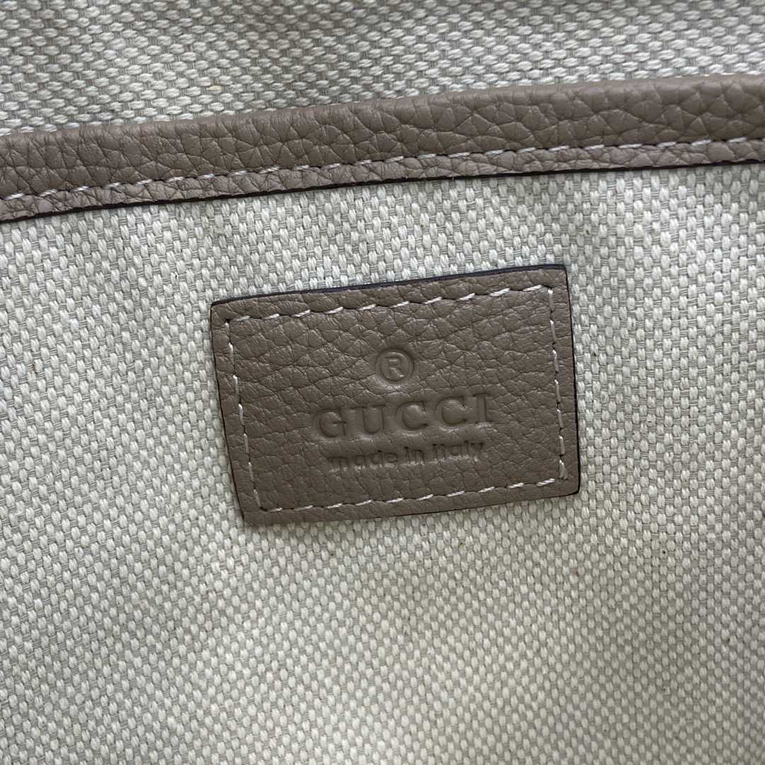 Gucci GG Emblem Medium Shoulder Bag - FashionPlug