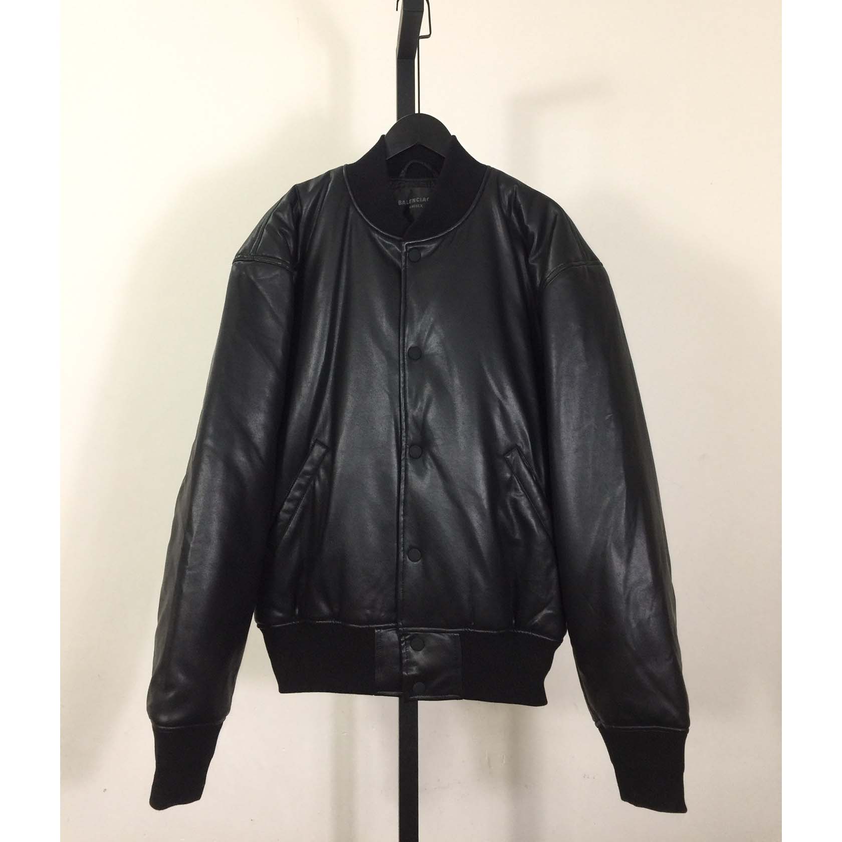 Balenciaga Leather Jacket - FashionPlug