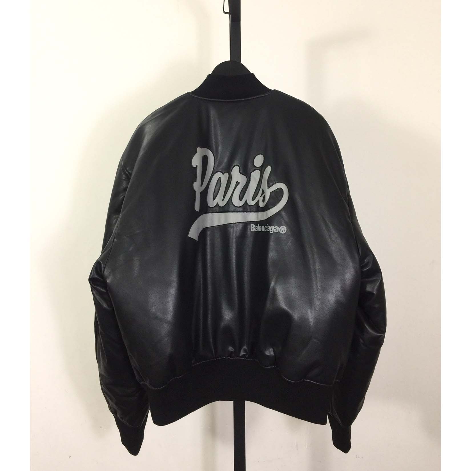 Balenciaga Leather Jacket - FashionPlug