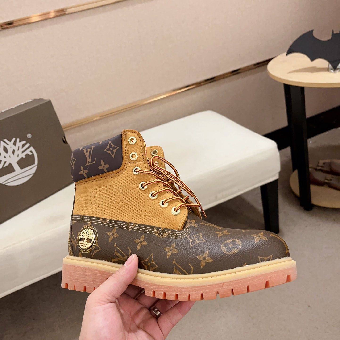 Louis Vuitton Timberland  Ankle Boot - FashionPlug