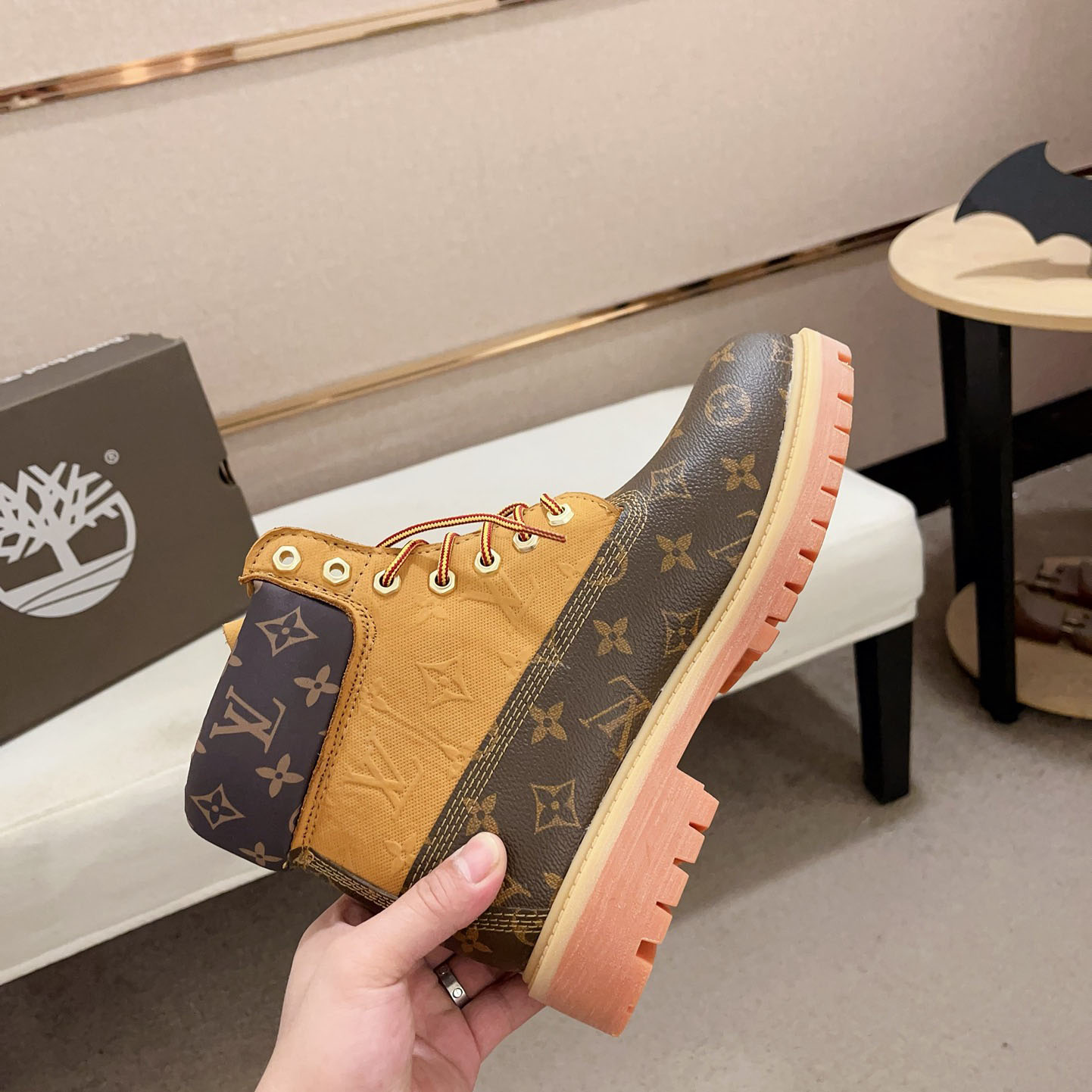 Louis Vuitton Timberland  Ankle Boot - FashionPlug