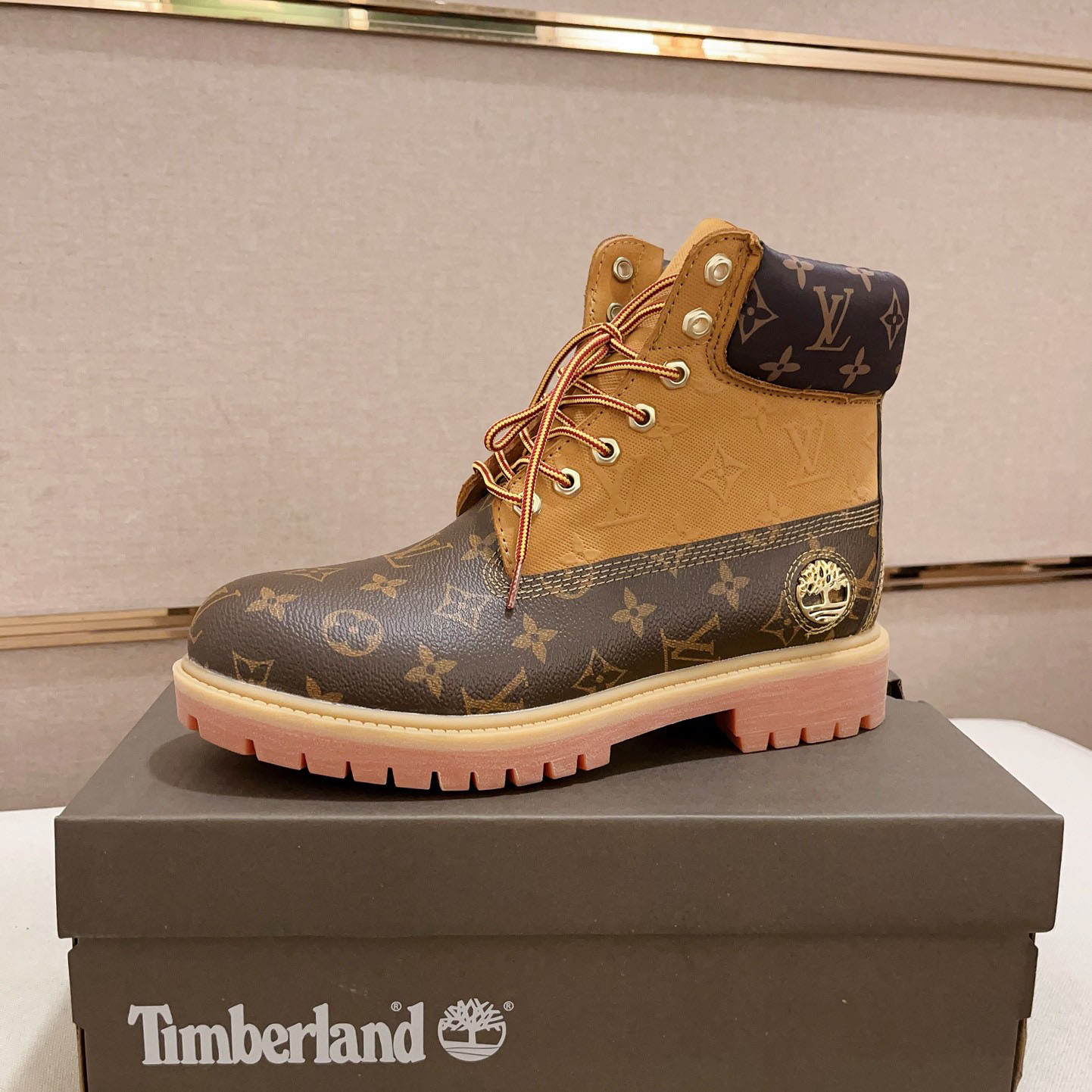 Louis Vuitton Timberland  Ankle Boot - FashionPlug