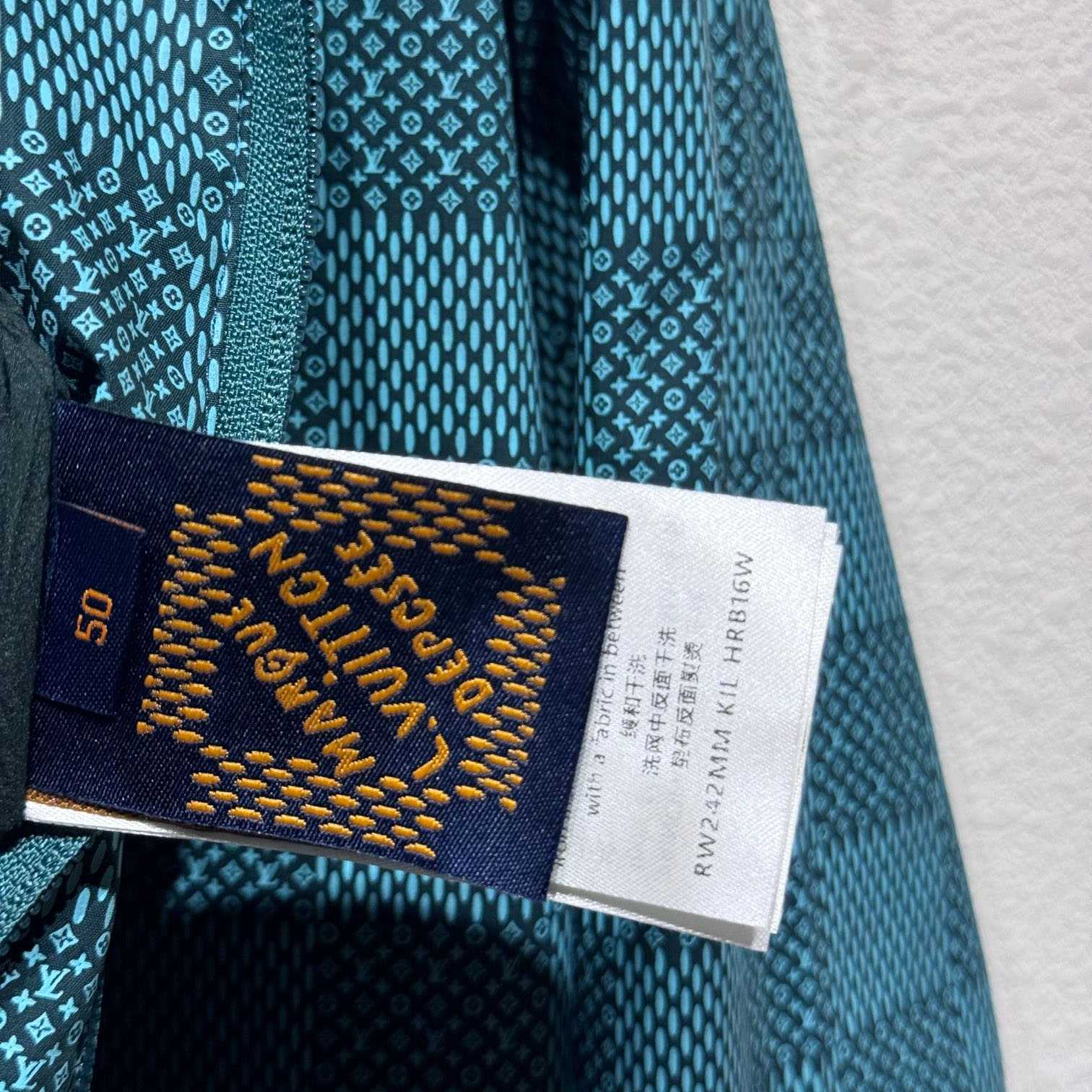Louis Vuitton Printed Nylon Hooded Windbreaker   - FashionPlug