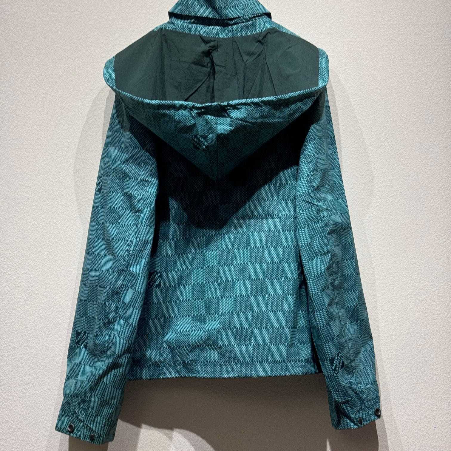 Louis Vuitton Printed Nylon Hooded Windbreaker   - FashionPlug