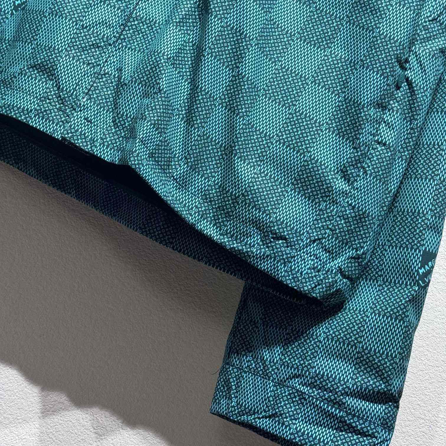 Louis Vuitton Printed Nylon Hooded Windbreaker   - FashionPlug