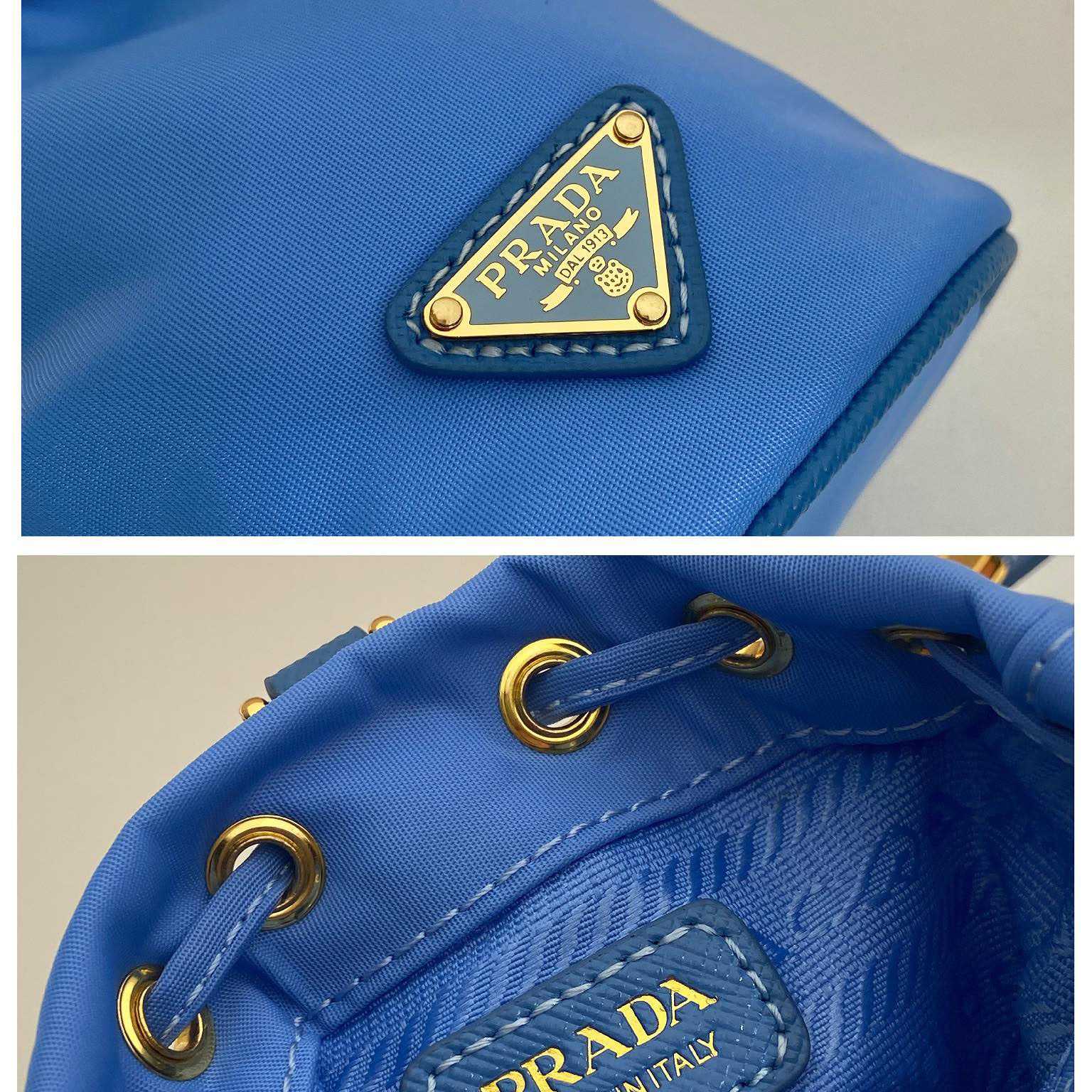 Prada Mini Icon Re-Nylon Bag Charm - FashionPlug