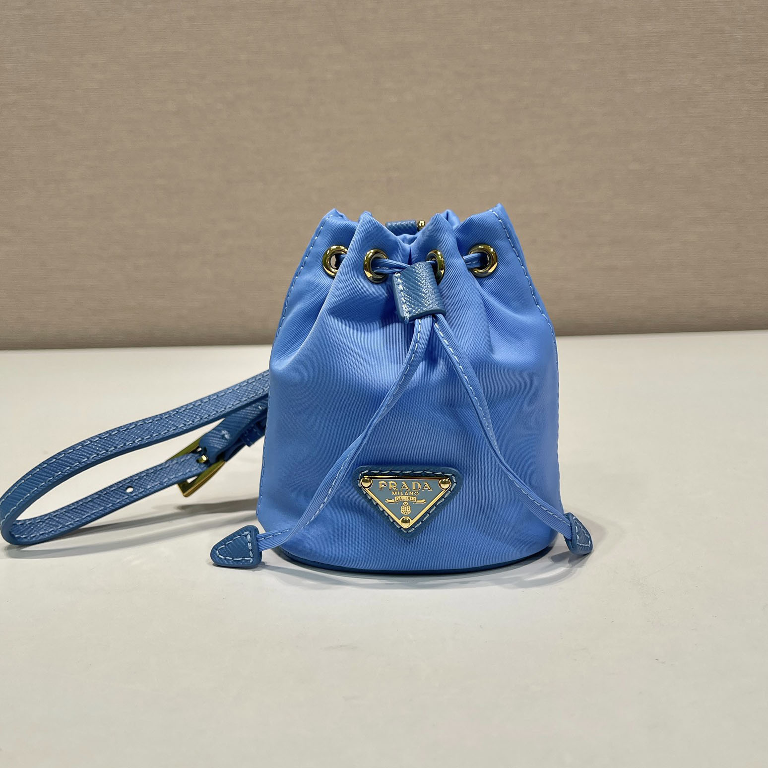 Prada Mini Icon Re-Nylon Bag Charm - FashionPlug
