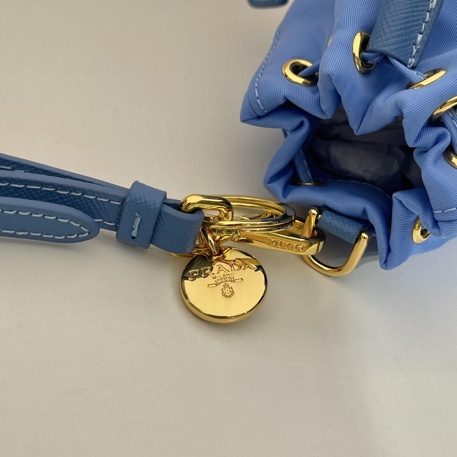Prada Mini Icon Re-Nylon Bag Charm - FashionPlug