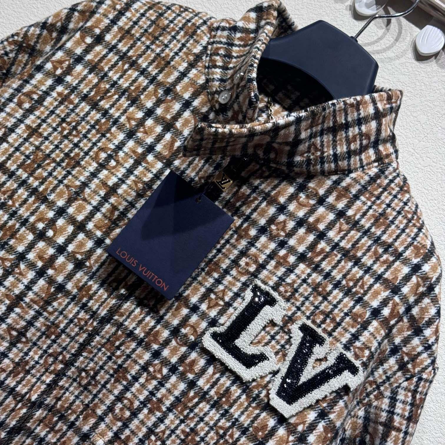 Louis Vuitton Monogram Wool Harrington Blouson   1AGIP6 - FashionPlug