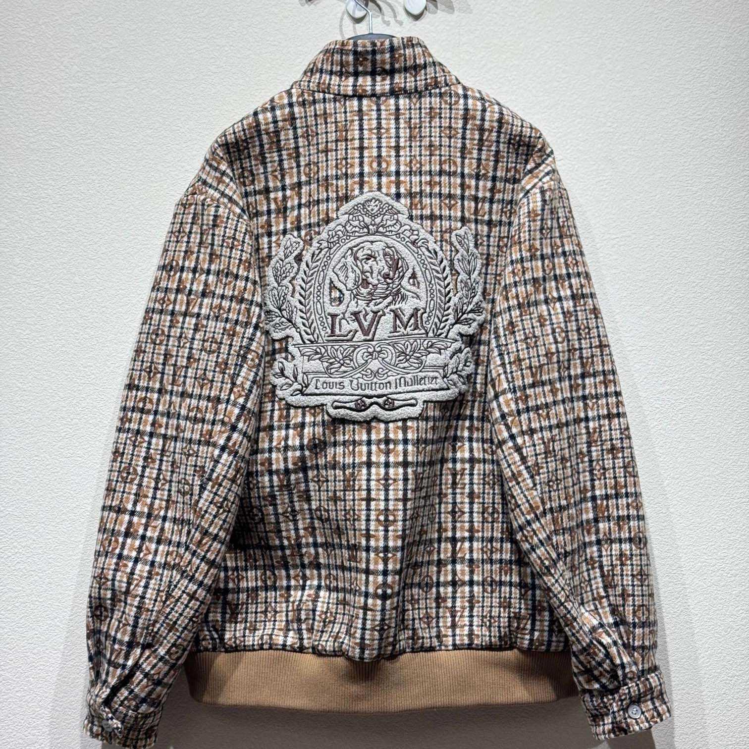 Louis Vuitton Monogram Wool Harrington Blouson   1AGIP6 - FashionPlug