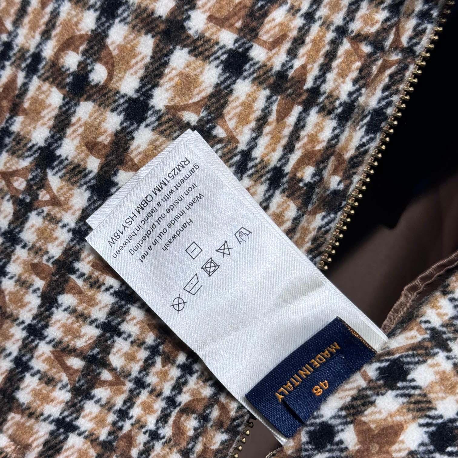 Louis Vuitton Monogram Wool Harrington Blouson   1AGIP6 - FashionPlug